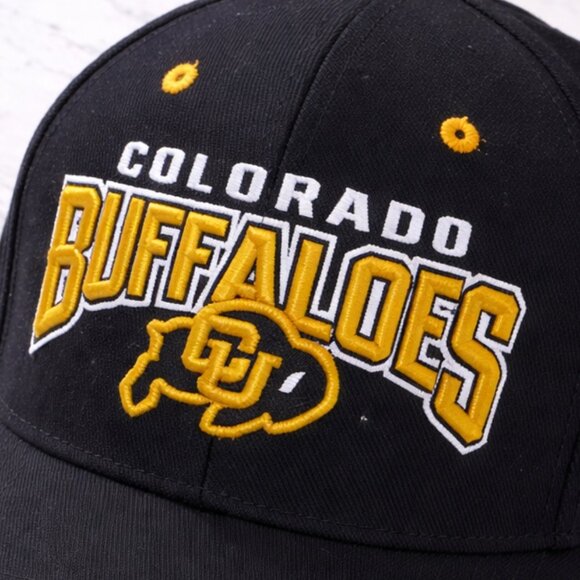 🖤 NWOT Authentic Colorado Buffaloes Black Cap | OS - Picture 3 of 4